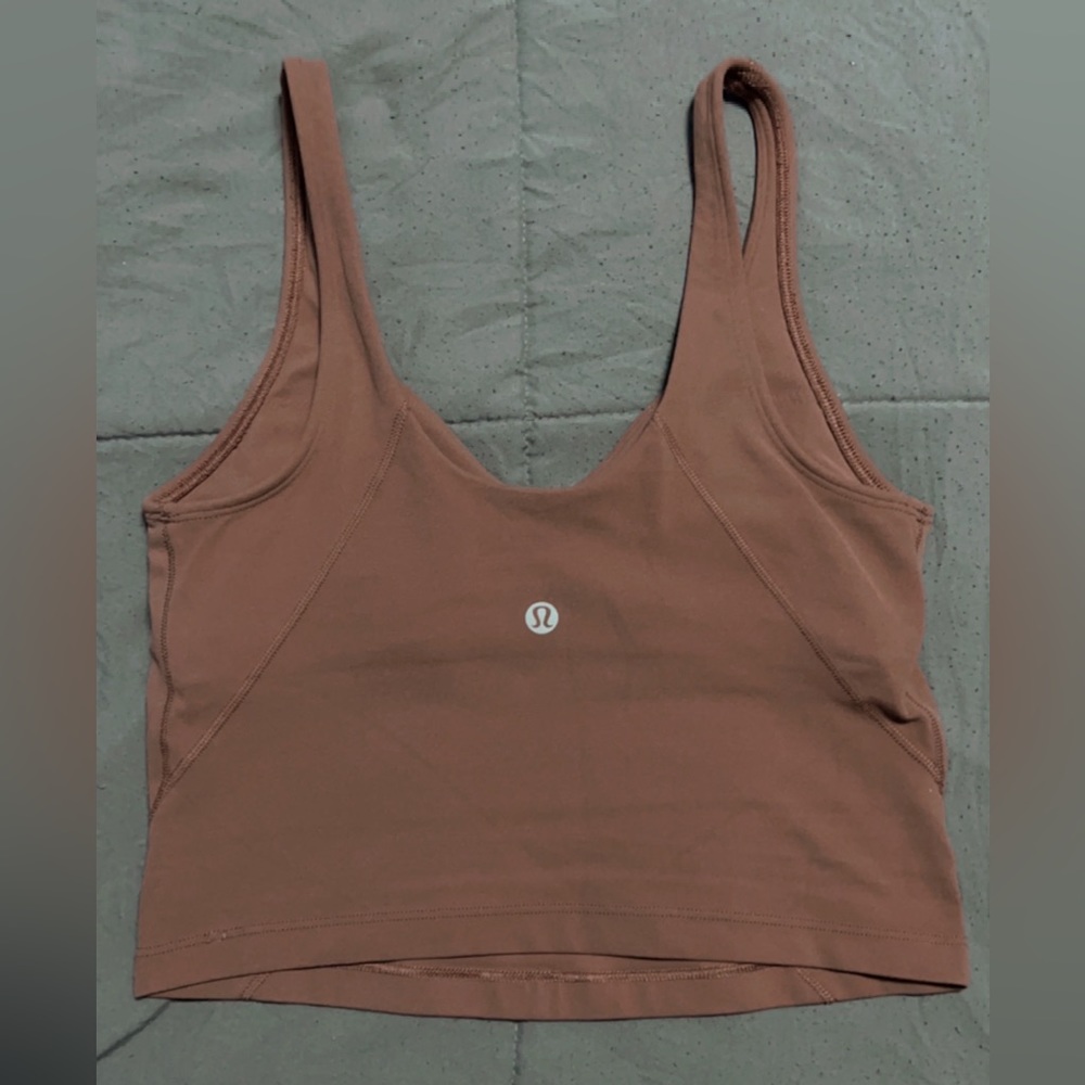 Brand new without tags Lulu align tank color: mocha brown